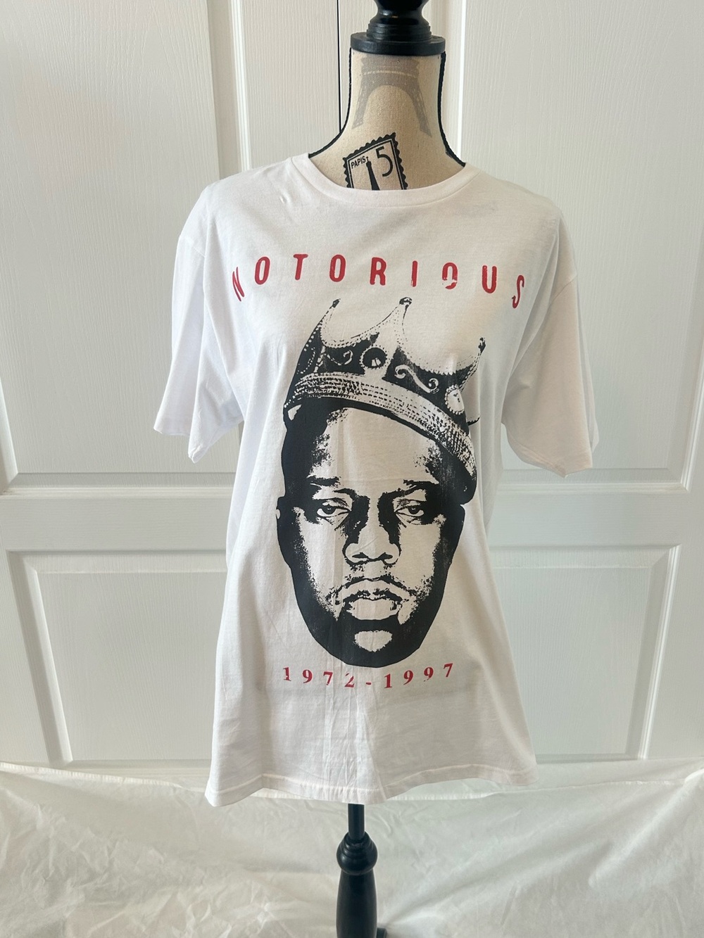 White Notorious Graphic Tee - Men’s Casual Shirt